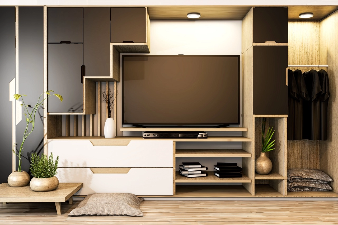 Open Plan Bespoke Media Unit in London