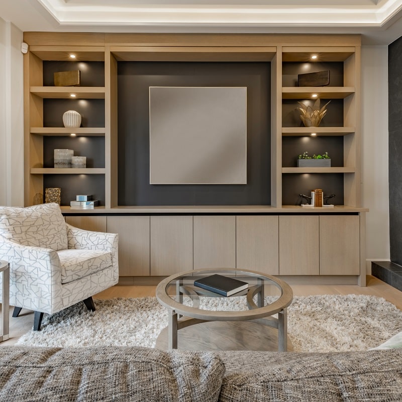 Living Room Bespoke Furniture in Holland Park